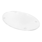 Image PLAT OVAL PRODUITS D'ACCUEIL  28x18x0,6 CM TRANSPARENT ACRYLIQUE (1 UNITÉ) #1