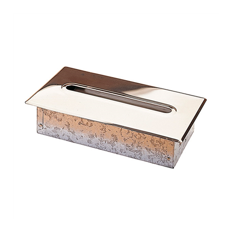 DISTRIBUTEUR MOUCHOIRS ENCASTRABLE 29,5x15,7x7 CM ARGENTE CHROME (1 UNITÉ)