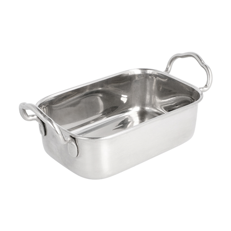 Image MINI BACS AVEC ANSES 'ARTINOX'  14,5x9,5x4,5 CM ARGENTE INOX (6 UNITÉ) #1