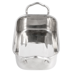 Image MINI BACS AVEC ANSES 'ARTINOX'  14,5x9,5x4,5 CM ARGENTE INOX (6 UNITÉ) #3