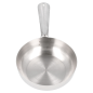 Image MINI POÊLE 'ARTINOX'  Ø 11,5x3,5 CM ARGENTE INOX (12 UNITÉ) #3