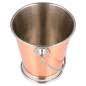 Image MINI SEAUX 'ARTINOX'  Ø 9x9 CM CUIVRE INOX (12 UNITÉ) #3