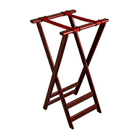 Image SUPPORT POUR PLATEAUX  43,5x41x82 CM MARRON ROUGEATRE BOIS (1 UNITÉ) #1