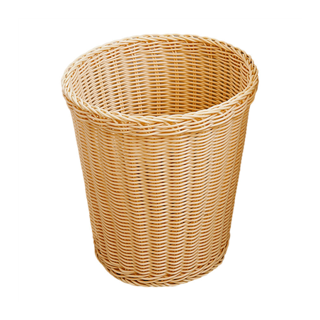 Image CORBEILLE CHAMBRES 10 L Ø 25x27 CM NATUREL PP (1 UNITÉ) #1