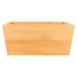Image CORBEILLE À PAIN  20x15x9 CM NATUREL BAMBOU (1 UNITÉ) #2