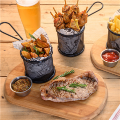 Image PLANCHE OVALE  17x30x1,5 CM BAMBOU (1 UNITÉ) #5