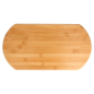 Image PLANCHE OVALE  21x40x1,5 CM NATUREL BAMBOU (1 UNITÉ) #3