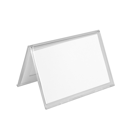 Image TRIANGLES DE TABLE  7,5x4,5 CM TRANSPARENT PS (200 UNITÉ) #1