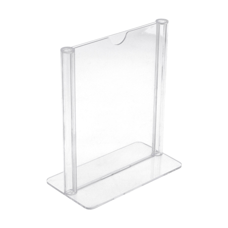 Image PORTE MENUS DE TABLE DIN-A7  7,4x10,5 CM TRANSPARENT PS (1 UNITÉ) #1