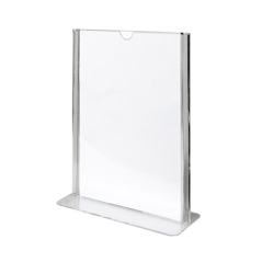 Image PORTE MENUS DE TABLE DIN-A5  14,8x21 CM TRANSPARENT PS (20 UNITÉ) #1