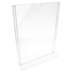 Image PORTE MENUS DE TABLE DIN-A4  21x29,7 CM TRANSPARENT PS (10 UNITÉ) #1