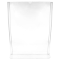 Image PORTE MENUS DE TABLE DIN-A4  21x29,7 CM TRANSPARENT PS (10 UNITÉ) #2