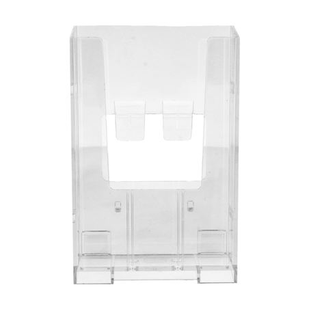 PORTE BROCHURES 1/3 DIN-A4  10,5x15,7x6,5 CM TRANSPARENT PS (12 UNITÉ)