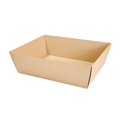 Image CORBEILLES MICROCANNELURE  382 G/M2 39x30x13 CM KRAFT (20 UNITÉ) #1