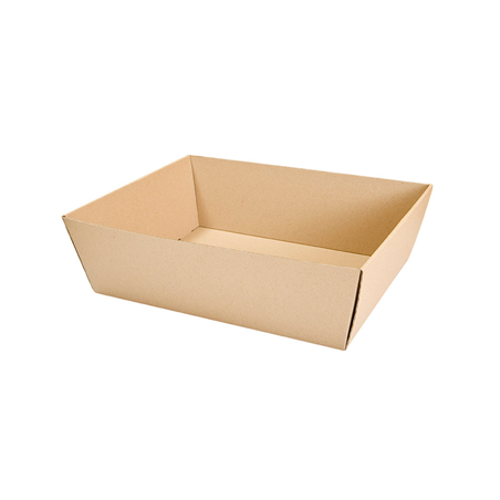 Image CORBEILLES MICROCANNELURE  382 G/M2 39x30x13 CM KRAFT (20 UNITÉ) #1