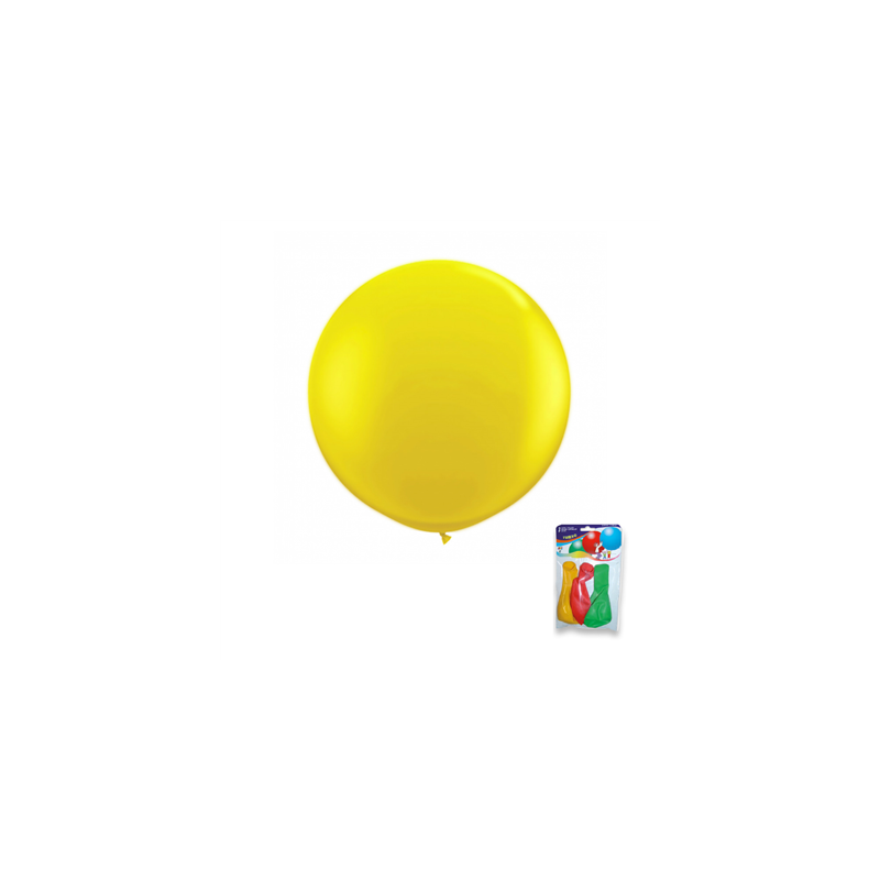 3 U. BALLONS "JUMBO" Ø 36 CM ASSORTI LATEX (12 UNITÉ) 3 U. BALLONS "JUMBO" Ø 36 CM ASSORTI LATEX (12 UNITÉ)