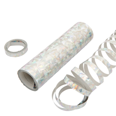 Image 2x18 SERPENTINS  7MMx4M ARGENTE PAPIER (1 UNITÉ) #1