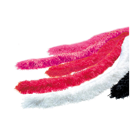 Image BOA  150 CM ROUGE POLYESTER (12 UNITÉ) #1