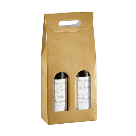 Image 30 U. BOÎTES 2 BOUTEILLES 'EL DORADO'  18x9x34 CM OR CARTON (1 UNITÉ) #1