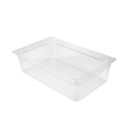 Image BAC GASTRONORM 1/1 19,1 L 53x32,5x15 CM TRANSPARENT POLYCARBONATE (1 UNITÉ) #1