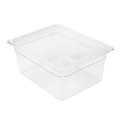 Image BAC GASTRONORM 1/2 8,4 L 32,5x26,5x15 CM TRANSPARENT POLYCARBONATE (1 UNITÉ) #1