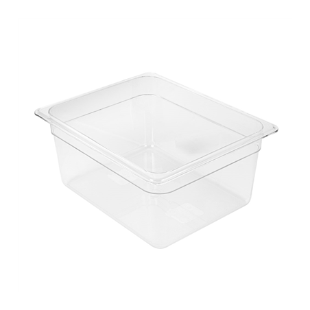 Image BAC GASTRONORM 1/2 8,4 L 32,5x26,5x15 CM TRANSPARENT POLYCARBONATE (1 UNITÉ) #1