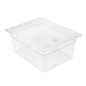 BAC GASTRONORM 1/2 8,4 L 32,5x26,5x15 CM TRANSPARENT POLYCARBONATE (1 UNITÉ) Image BAC GASTRONORM 1/2 8,4 L 32,5x26,5x15 CM TRANSPARENT POLYCARBONATE (1 UNITÉ) #1