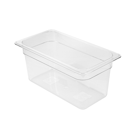 Image BAC GASTRONOME 1/3 4,9 L 32,5x17,6x15 CM TRANSPARENT POLYCARBONATE (1 UNITÉ) #1