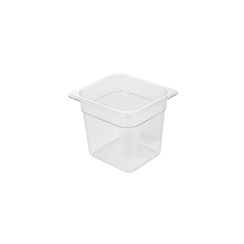 BAC GASTRONOME 1/6 1,9 L 17,6x16,2x15 CM TRANSPARENT POLYCARBONATE (1 UNITÉ) BAC GASTRONOME 1/6 1,9 L 17,6x16,2x15 CM TRANSPARENT POLYCARBONATE (1 UNITÉ)