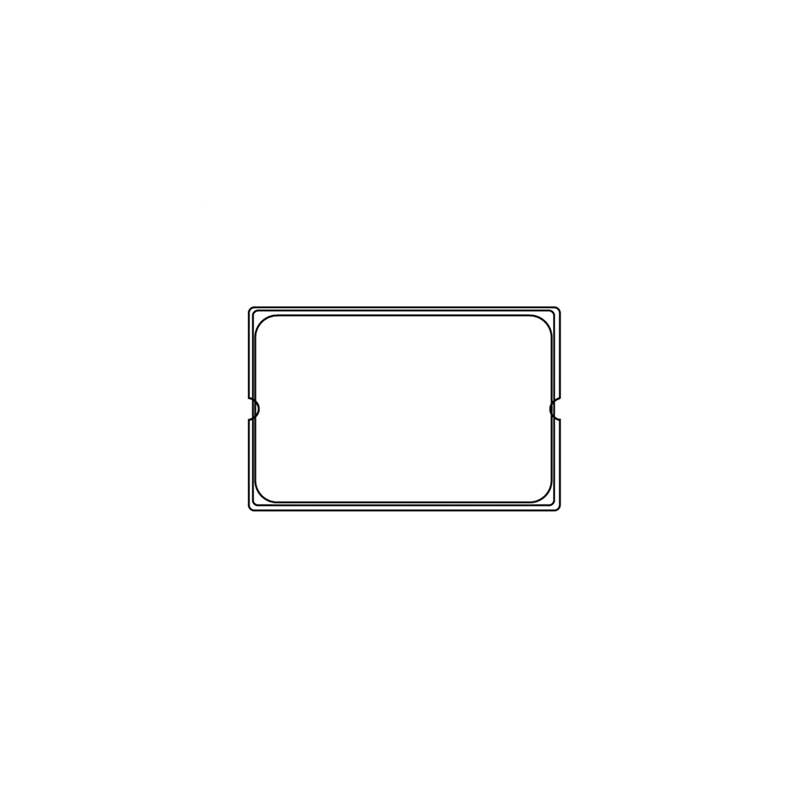 COUVERCLE 1/1 POUR RÉFÉRENCE 202.01/02/03 113.41  53x32,5 CM TRANSPARENT POLYCARBONATE (1 UNITÉ)