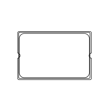 Image COUVERCLE 1/1 POUR RÉFÉRENCE 202.01/02/03 113.41  53x32,5 CM TRANSPARENT POLYCARBONATE (1 UNITÉ) #1