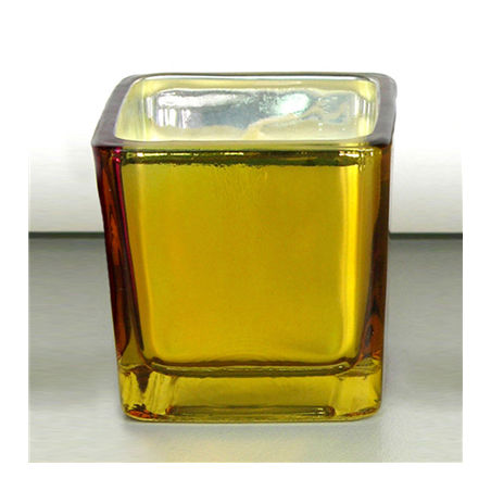 Image BOUGIE DANS VERRE  5,1x5,1 CM OR PARAFFINE (12 UNITÉ) #1