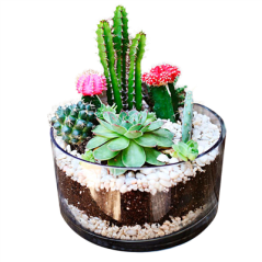 DECORATION VERRE 20x10 (h)CM TRANSPARENT VERRE (1 UNITÉ)