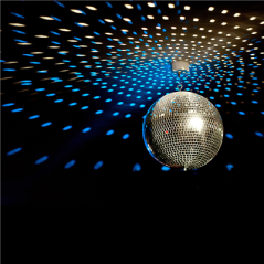 BOULE DISCOTHÈQUE EFFET MIRROIR  Ø 50 CM (1 UNITÉ)