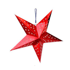 Image ÉTOILE AVEC LUMIÈRE LEDS Ø 90 CM ROUGE (10 UNITÉ) #1