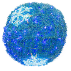 Image BOULE GÉANTE 360 LEDS  Ø 80 CM BLEU (1 UNITÉ) #1