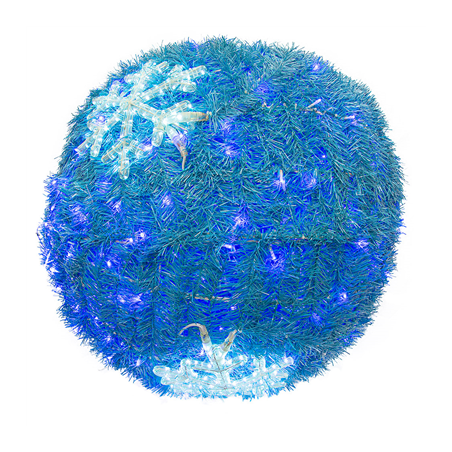 Image BOULE GÉANTE 360 LEDS  Ø 80 CM BLEU (1 UNITÉ) #1