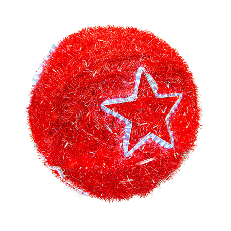 Image BOULE GÉANTE 720 LEDS  Ø 120 CM ROUGE (1 UNITÉ) #1