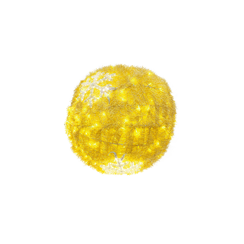 BOULE GÉANTE 240 LEDS Ø 80 CM OR (1 UNITÉ) BOULE GÉANTE 240 LEDS Ø 80 CM OR (1 UNITÉ)