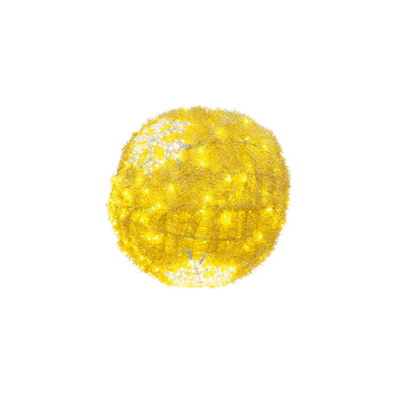 BOULE GÉANTE 300 LEDS  Ø 100 CM OR (1 UNITÉ)