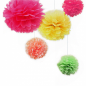 POM POM FLOWER Ø 35 CM ORANGE (10 UNITÉ) Image POM POM FLOWER Ø 35 CM ORANGE (10 UNITÉ) #2