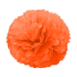 Image POM POM FLOWER  Ø 48 CM ORANGE PAPIER (10 UNITÉ) #1