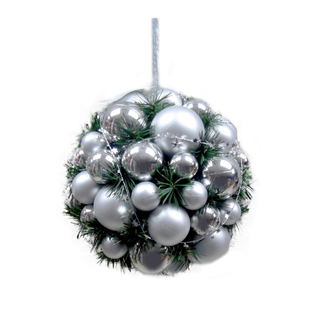 Image BALLON AVEC 30 BOULES, 80 LEDS  Ø 51 CM (1 UNITÉ) #1