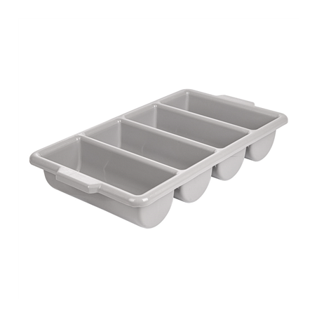 Image RÉCIPIENT COUVERTS GASTRONORM 1/1  53,5x30x10 CM GRIS PP (1 UNITÉ) #1