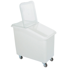 Image CONTENEUR ALIMENTAIRE 99 L 75x41x74 CM BLANC POLYCARBONATE (1 UNITÉ) #1