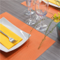 Image SETS DE TABLE 'SPUNBOND PLUS+' 80 G/M2 30x40 CM ORANGE PP (500 UNITÉ) #2