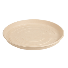 Image BASES RÉCIPIENT PIZZA 'BIONIC' Ø 35,7x3,3 CM NATUREL BAGASSE (150 UNITÉ) #1