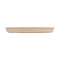 BASES RÉCIPIENT PIZZA 'BIONIC' Ø 35,7x3,3 CM NATUREL BAGASSE (150 UNITÉ)