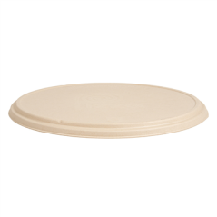 COUVERCLES RÉCIPIENT POUR PIZZA 'BIONIC' Ø 36,4x1,9 CM NATUREL BAGASSE (150 UNITÉ)