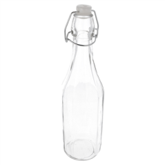Image BOUTEILLE + FERMETURE CLIP 'WAKI GLASS' 500 ML Ø 7x27 CM TRANSPARENT VERRE (48 UNITÉ) #1